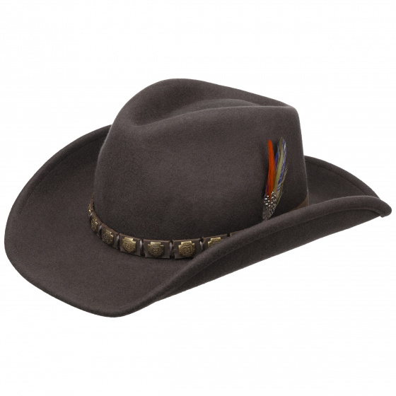 Chapeau Western Bodie Feutre Marron - Stetson