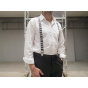 Piano Black and White Suspenders - Traclet