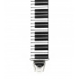 Piano Black and White Suspenders - Traclet