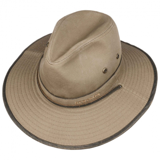 Chapeau Traveller Tarn Taupe Coton - Stetson