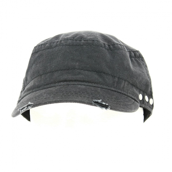 Casquette Militaire Field Carreaux Kaki - Keyone