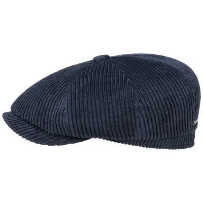 Hatteras Cap Cord Navy Blue Cotton - Stetson