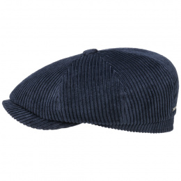 Hatteras Cap Cord Navy Blue Cotton - Stetson