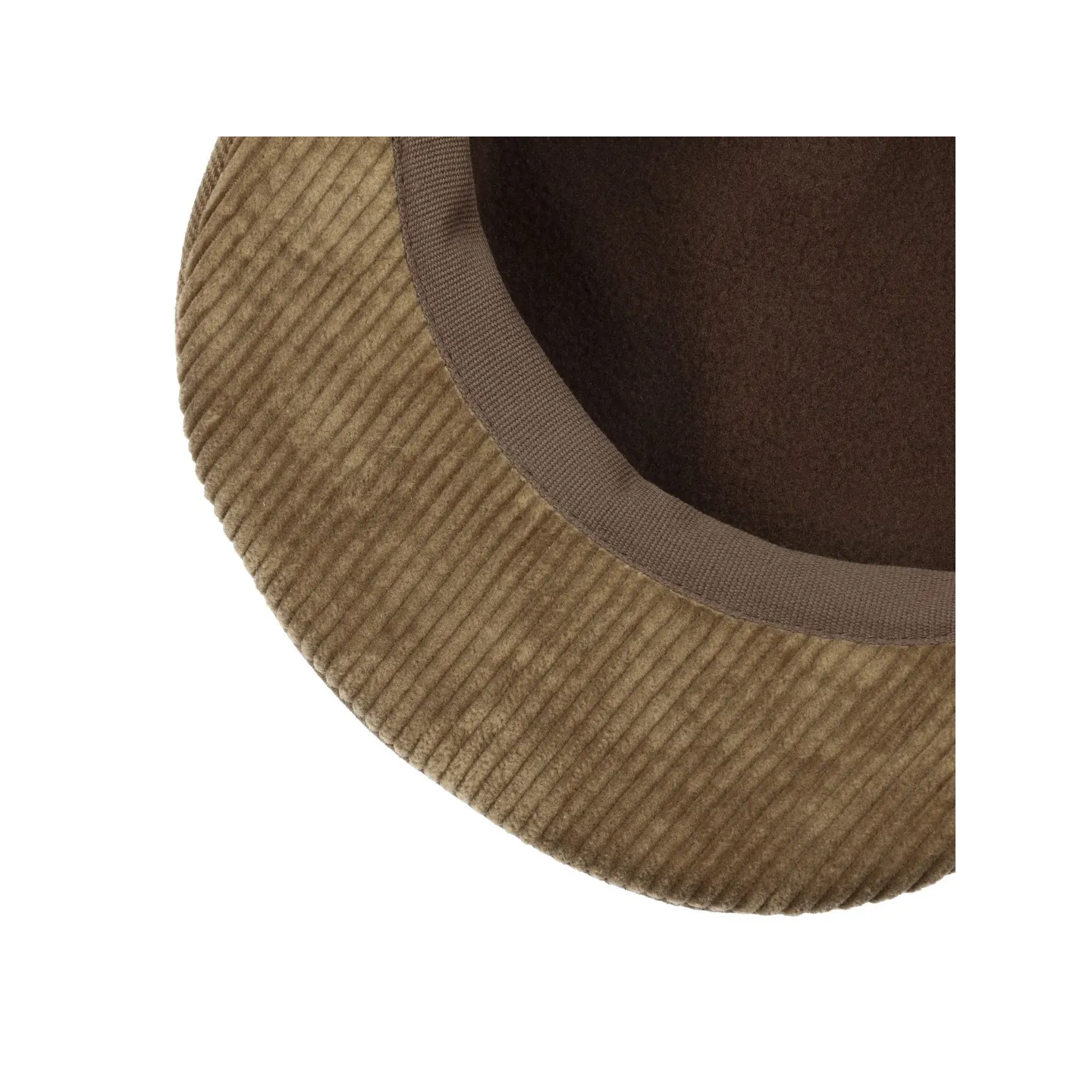 Brown Cotton Ivy Cap Flat Cap by Stetson