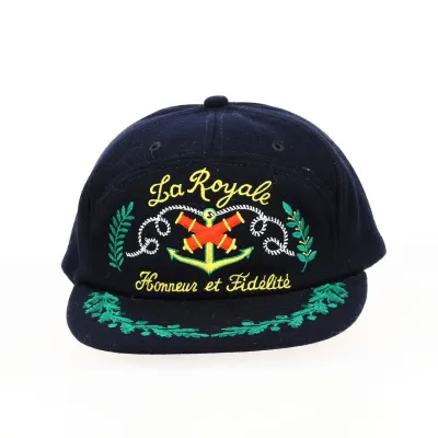 Casquette Baseball La Royale Laine Marine - Traclet Reference : 18460 | Chapellerie Traclet