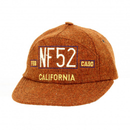 California Orange Wool Baseball Cap - Traclet