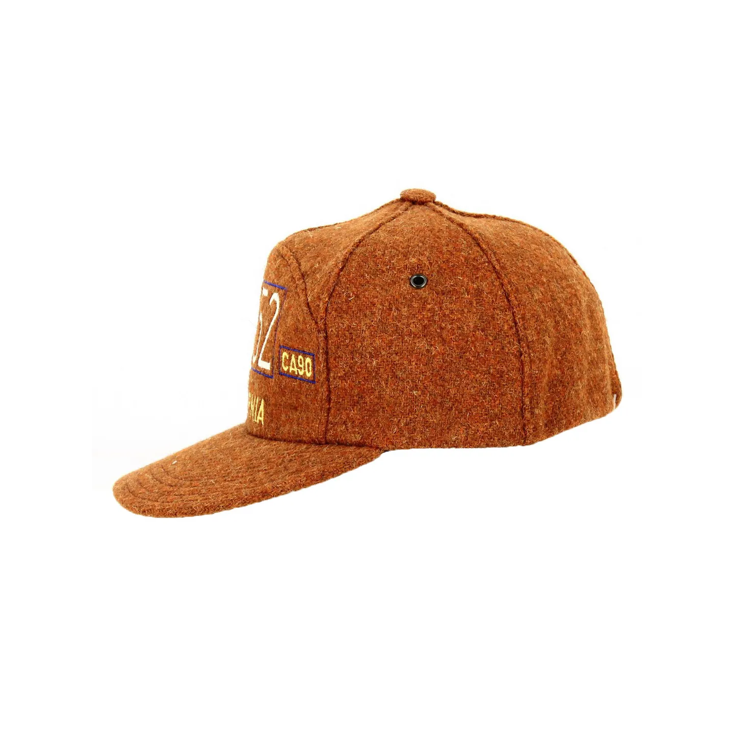 California Orange Wool Baseball Cap - Traclet Reference: 18462 | Traclet Hat Shop