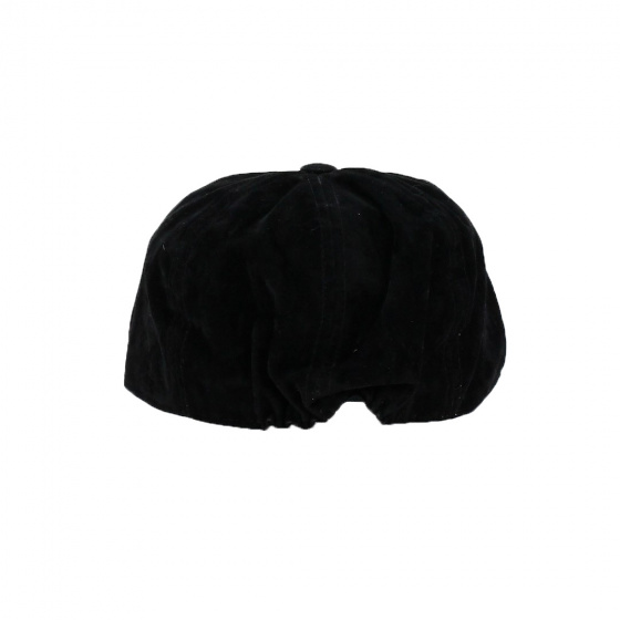 Navy Velvet Baseball Cap - Traclet Navy Velvet Baseball Cap - Traclet