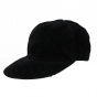 Navy Velvet Baseball Cap - Traclet