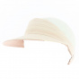 Reversible cotton visor Dusty pink and powder pink - MTM