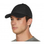 Black Waxed Cotton Baseball Cap - Tilley