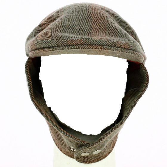 Flat Cap with Ear Flaps - Kangol