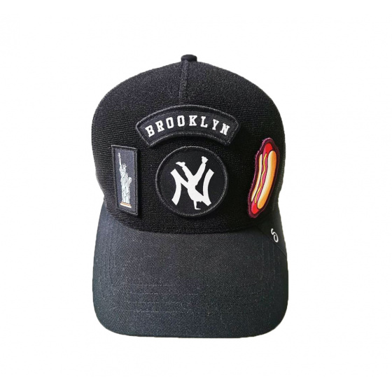 Casquette Baseball Trucker Full Patch New-York - Scratchy's
