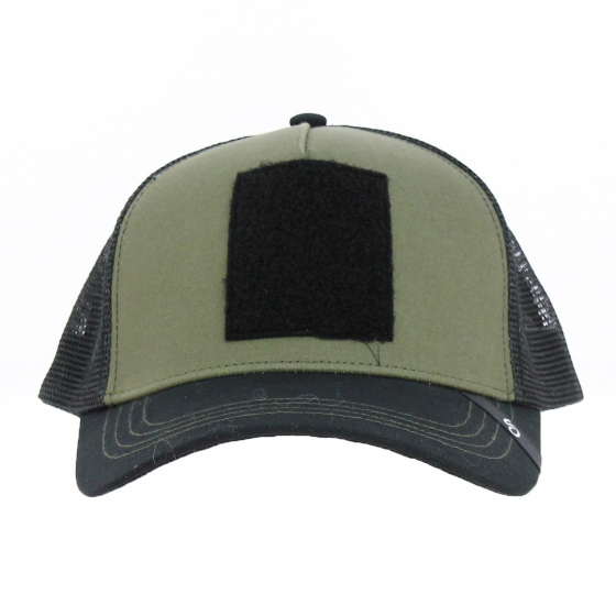 Casquette Baseball Trucker Patch Vert Army - Scratchy's