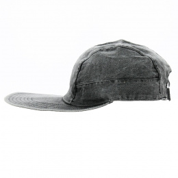 Black Denim Baseball Cap - Torpedo