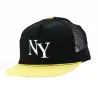 NY Black & Yellow Trucker Cap - Traclet Reference: 18475 | Traclet Hat Shop