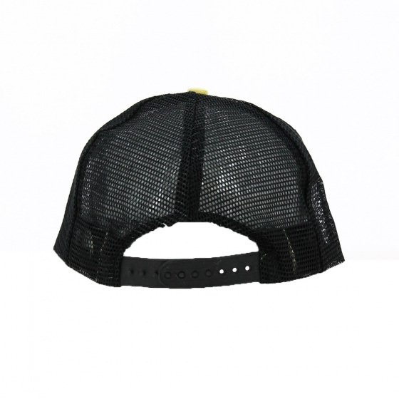 Casquette Trucker NY Noir & Jaune - Traclet