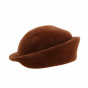 Alsie Wool Garrison Cap Brown - Traclet