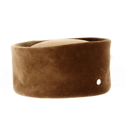 Toque Marron Rose Brodé - Kangol Reference : 18482 | Chapellerie Traclet