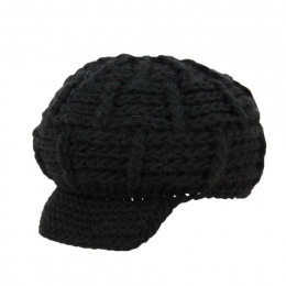 Acrylic Knit Newsboy Cap - Traclet