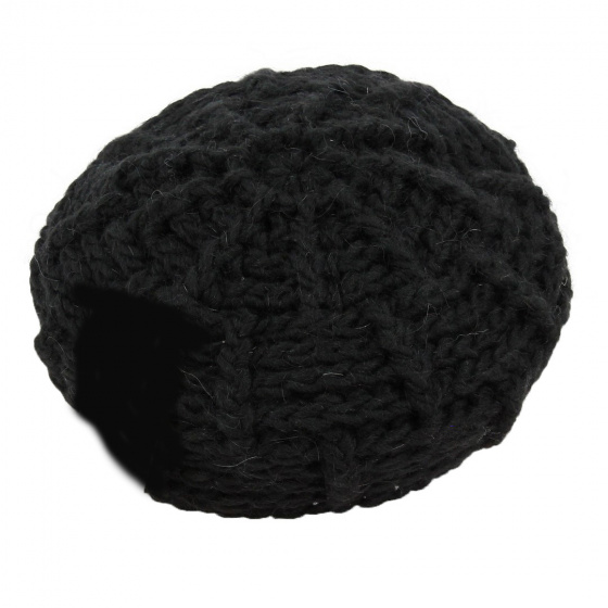 Acrylic Knit Newsboy Cap - Traclet
