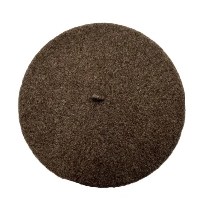 Classic Mottled Brown Beret - Le Béret Français