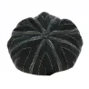 Casquette Gavroche Rayée Noir & Marron - Traclet Reference : 18495 | Chapellerie Traclet