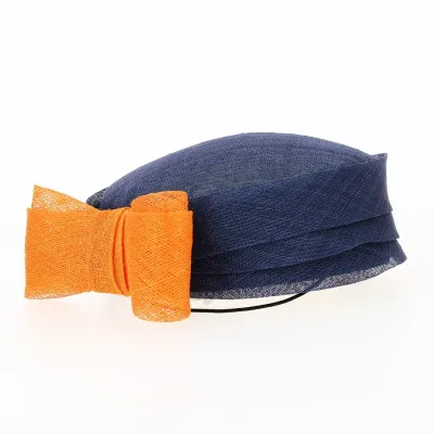Chapeau chanvre Carla Bruni Bi-colore - Traclet Reference : 18496 | Chapellerie Traclet
