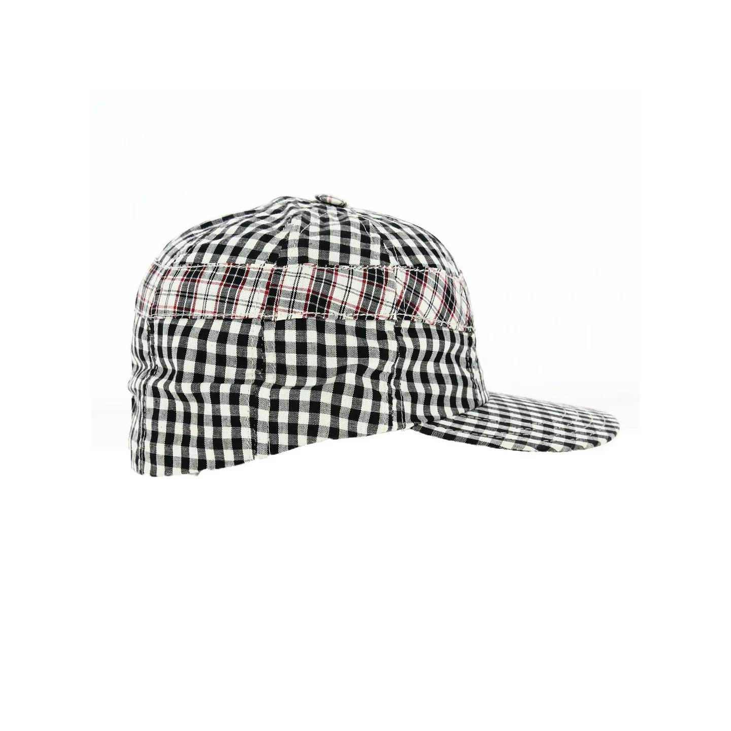 Casquette Baseball Carreaux Noir et blanc - Torpedo Reference : 18498 | Chapellerie Traclet