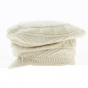 Beige wool gavroche cap - Traclet