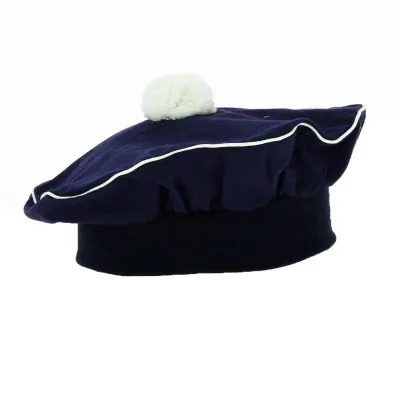 Romain Navy Cotton Children's Beret - Traclet Reference: 18505 | Traclet Hattery