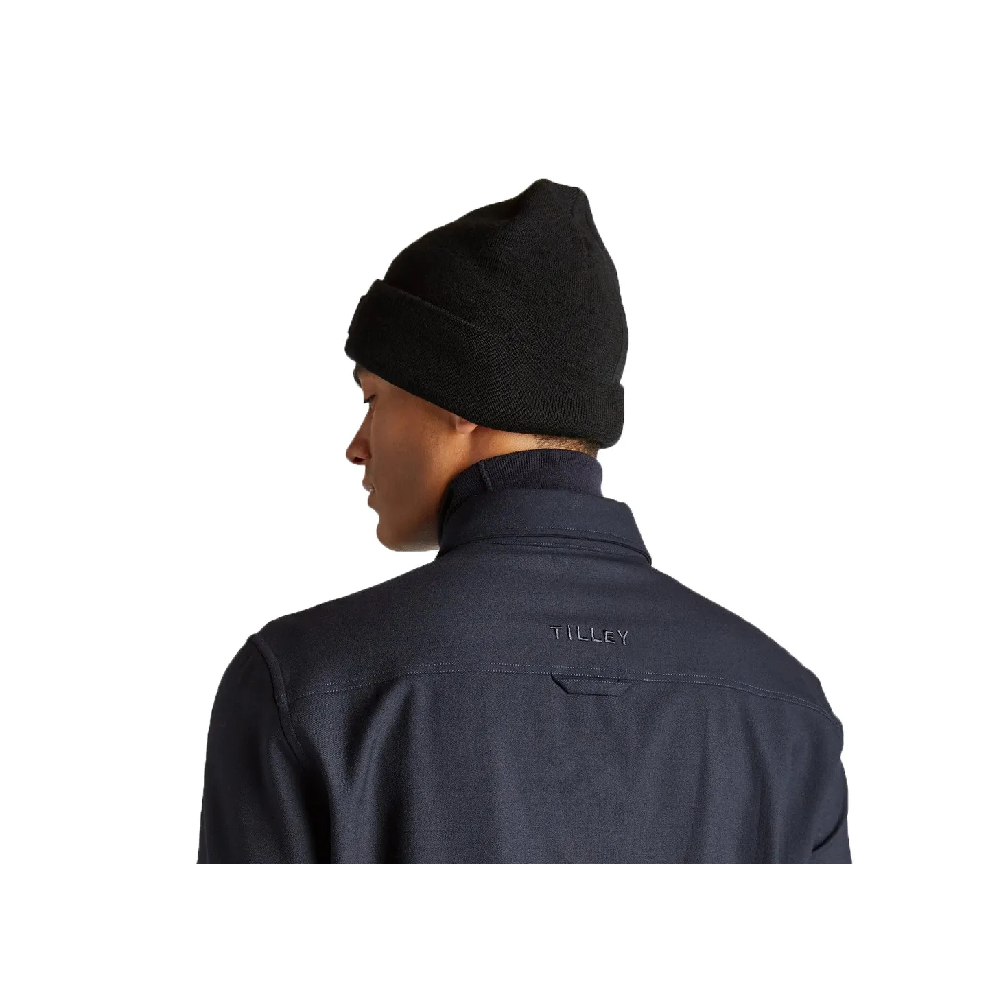 Bonnet Boréal Laine Mérinos Noir - Tilley Référence : 18514 | Chapellerie Traclet