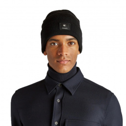 Black Merino Wool Boreal Beanie - Tilley