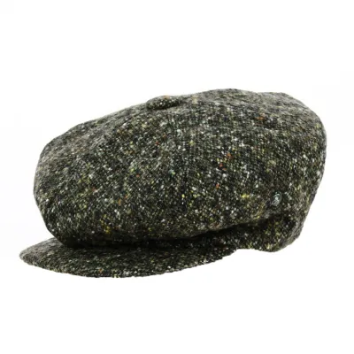 Casquette Irlandaise Tweed Laine Verte- City Sport Reference : 3789 | Chapellerie Traclet