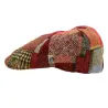 Casquette Bombée Laine Patchwork Bordeaux - City Sport Reference : 18520 | Chapellerie Traclet