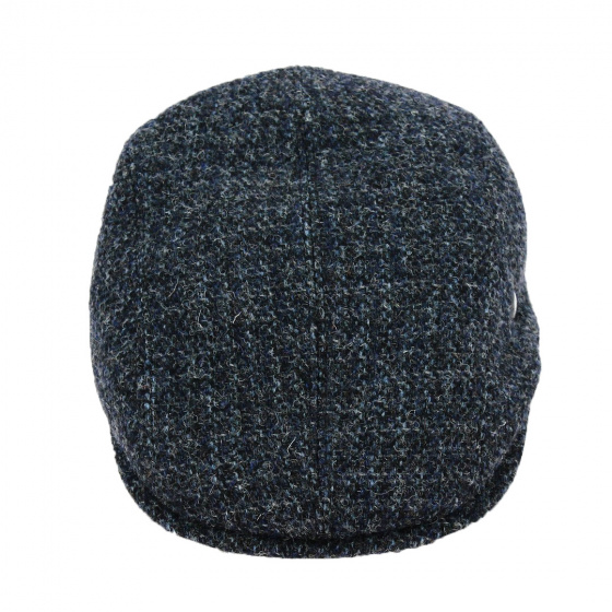 Blue Wool Relaxed Flat Cap - City Sport