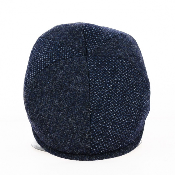 Blue Wool Fancy Flat Cap - City Sport