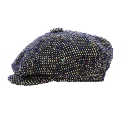 8-Panel Relaxed Wool Cap Navy Blue - City Sport Reference: 6659 | Traclet Hat Shop