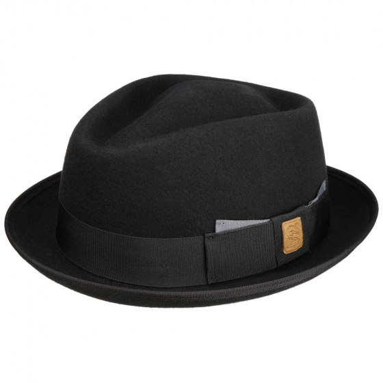 Black Diamond Card Porkpie Hat - Stetson x Feebles