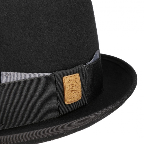 Black Diamond Card Porkpie Hat - Stetson x Feebles