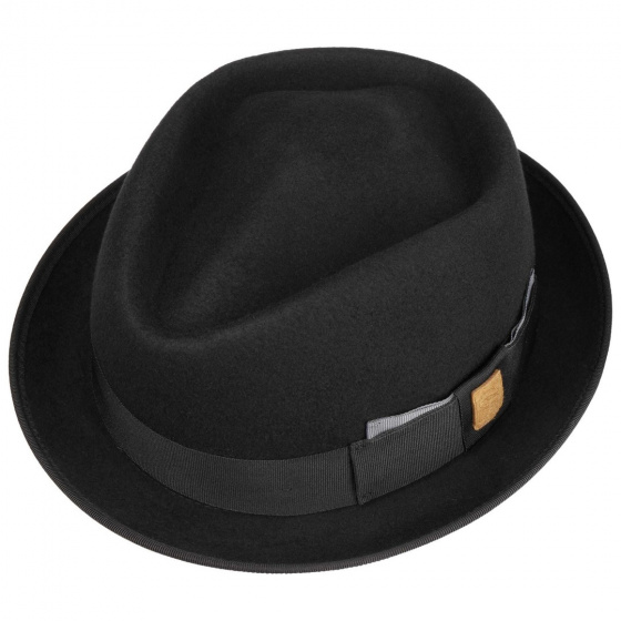 Black Diamond Card Porkpie Hat - Stetson x Feebles