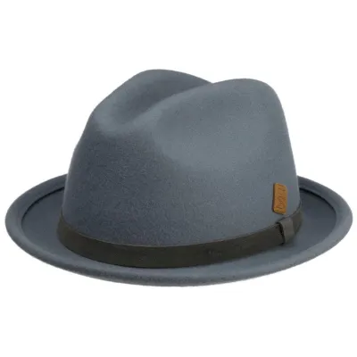 Light Blue Wool Felt Trilby Hat - Stetson Reference: 18533 | Traclet Hat Shop
