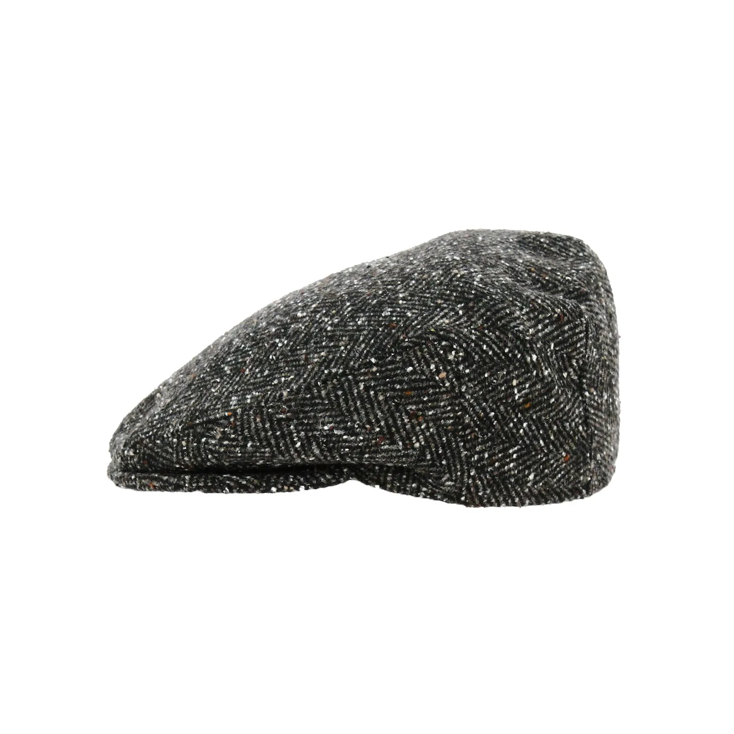 Black Chevron Flat Cap - Traclet Reference: 18537 | Traclet Hat Shop