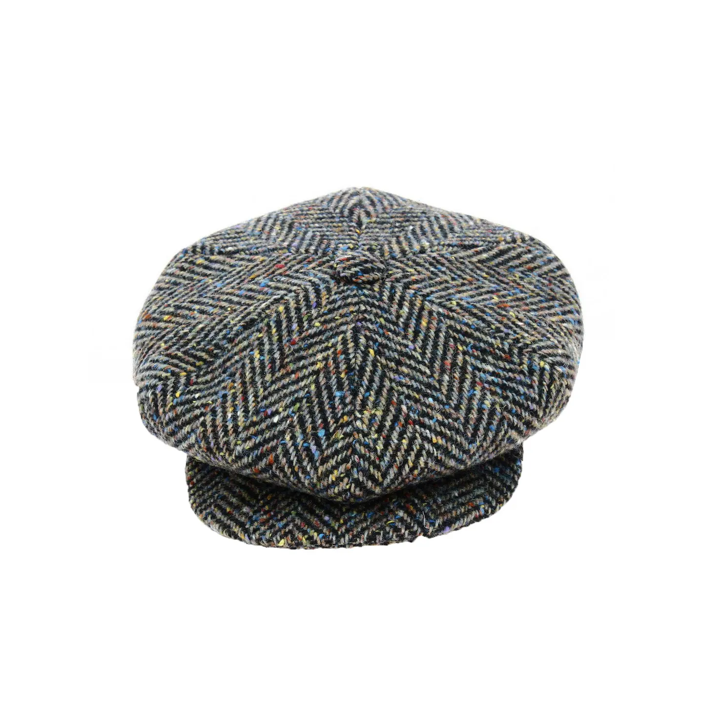 Casquette Irlandaise Relax Chevrons Laine Gris - City Sport Reference : 18543 | Chapellerie Traclet