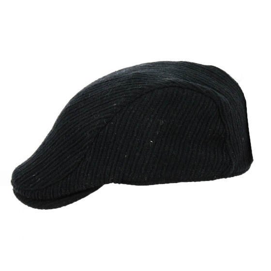 Black Polyester Duck Bill Cap - Traclet