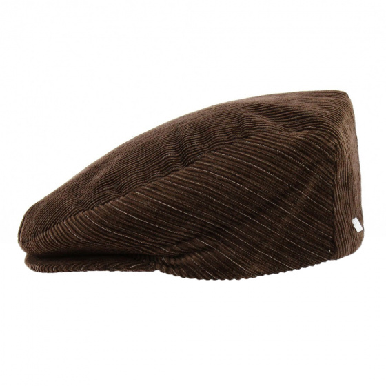 Brown Velvet Flat Cap - Traclet