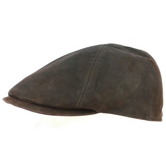 Duck Bill Cap Herstal Brown Leather - City Sport Duck Bill Cap Herstal Brown Leather - City Sport