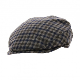 Grey Plaid Flat Cap - Traclet