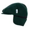 Casquette plate verte Laine Cache-oreilles - Traclet Reference : 18556 | Chapellerie Traclet