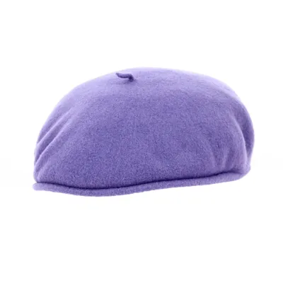 Kids Purple Wool Beret Cap - Kangol Reference: 18557 | Chapellerie Traclet
